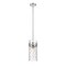Z-Lite Fontaine 1 Light Pendant, Polished Nickel & Clear 3035P6-PN - alternate 8